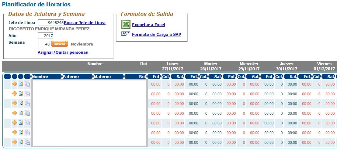 Sistema de Planificacion de Asistencia